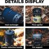 Газовая горелка Fire-Maple FMS-X2 PRO с пьезоподжигом, система для приготовления пищи «все в одном», ветрозащитная походная газовая плита для улицы, 2200 Вт, 1 л