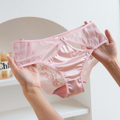 Трусики с вырезами, со средней посадкой, дышащие, больших размеров, треугольные, высокой эластичности, женские