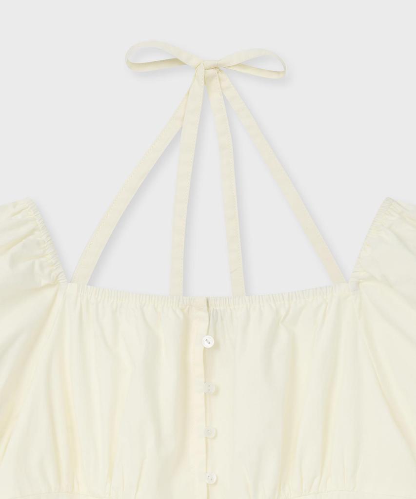 FALLETT Puff Blouse Ivory