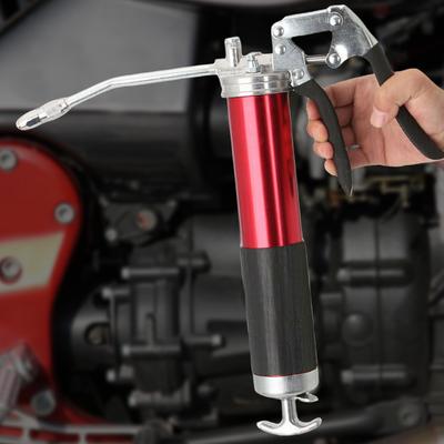 Ручной пистолет для смазки 6000-7000 PSI 400CC Ручной шприц для смазки с гибким шлангом для автомобиля, грузовика, погрузчика, экскаватора, бульдозера