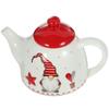 Kettle Santa Cutlery Christmas Teakettle Ceramic Water Portable Teapot Milk Jug Serving Tool Teaware Maker Decorative Office