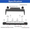 Улучшенная шина 250А блок распределения питания 5/16" (M8) 4-полюсная клеммная колодка с