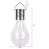 Outdoor Colorful Solar Powered LED Light Bulb Party Garden Yard Hanging Lamp