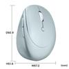 Sanwa Supply Quiet Bluetooth Small Ergonomic Mouse 5 (Rechargeable, Buttons, Blue) MA-EBBS522BL