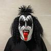 Kiss Band Gene Simmons Punk Mask Latex Cosplay Masks Chaim Witz Rock Bar Party Halloween Masks Costume Props