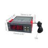 STC-1000 STC 1000 светодиодный цифровой термостат для инкубатора регулятор температуры терморегулятор реле нагревание охлаждение 12 В 24 В 220 В