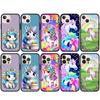 Для iPhone 16 15 X XR Samsung Galaxy S24 S23 Plus Xiaomi Redmi Note 13 12 11 Pro Max 10 14 OPPO Huawei чехол Unicorn Horse Rainbow Cartoon Phone Case