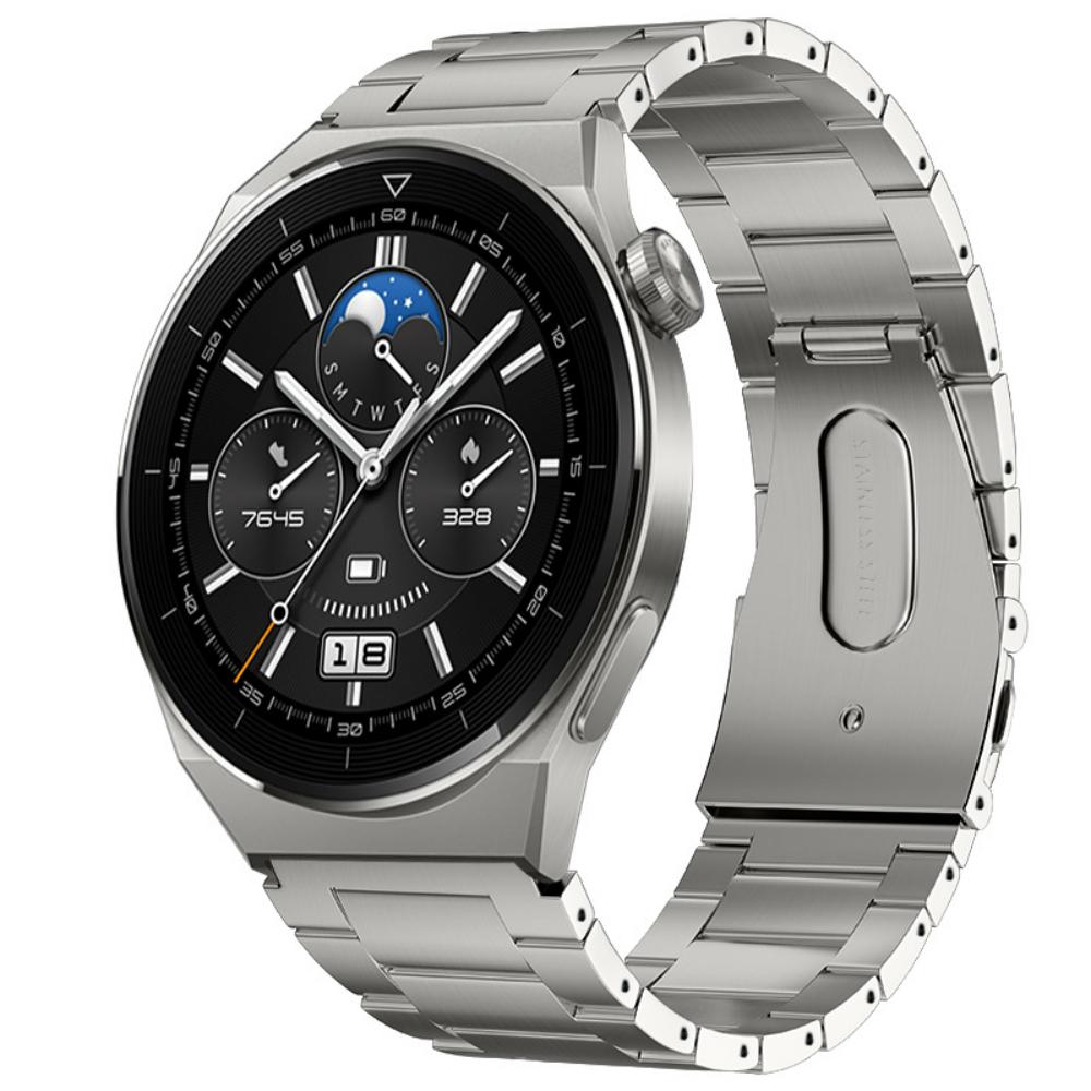 22-миллиметровый титановый металлический ремешок для Huawei Watch 3/GT3 Pro, легкий браслет из нержавеющей стали для Samsung Watch 3/S3/Amazfit GTR/Stratos