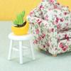 Creative Cute No Odor High Stool Model Mini Bar Ornament for Entertainment