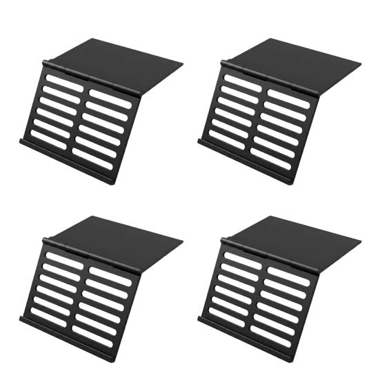 1/4Pcs Mahjong Card Holder for Table, Under-Mat Slide-in Mahjong Card Stand, Foldable Angled Viewing Display Rack, 3D Printed Table Accessory