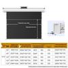 IN&VI THL-3 Electric In-Ceiling Projection Screen with Integrated Audio
