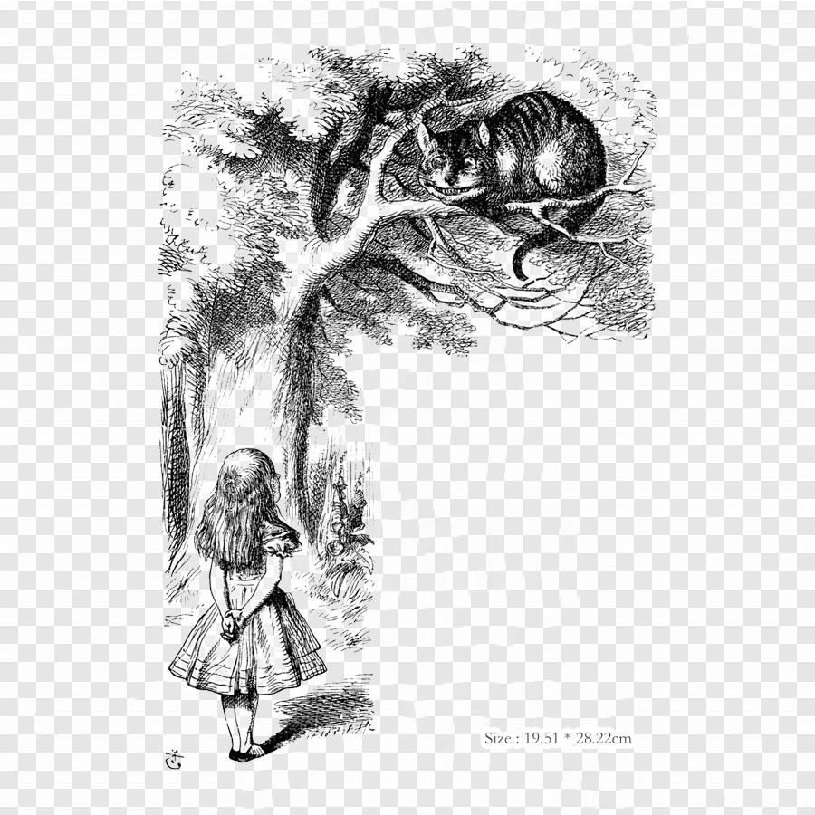 Alice In Wonderland Original Illustrations Cheshire Ca Iron On Heat Transfer Printing Vinyl Patches Sticker for Clothes DIY Appliques Washable Patches