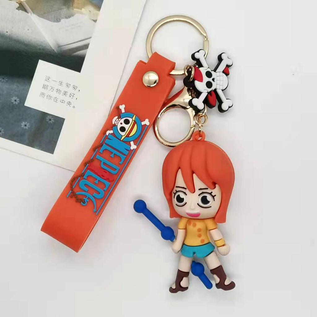 Креативный Мультяшный Брелок Серия Кукол One Piece Брелок для Парной Сумки Брелок для Машины Аксессуары Подарок Оптовая Продажа Y2k Модные Игрушки Аниме