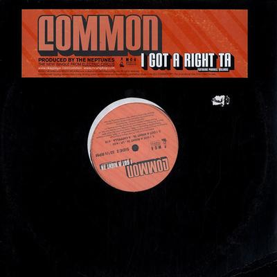 12-дюймовая пластинка COMMON - I Got A Right Ta MCAR257101 MCA Records, Ma 2002 США Рэп и хип-хоп/R&B Б/У
