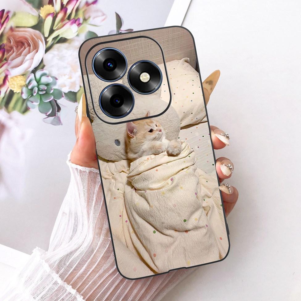 Чехол для телефона ITEL S23 Plus Чехол S681LN Силиконовый Милый Кот Модный Забавный Крутой Расписной Корпус Для ITEL S23+