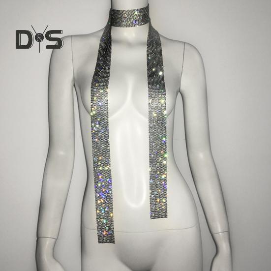 Women Long Scarf Shiny Sequins Comfortable Long-wear Scarf Sequin Embellished Decorative Scarf Daily Party Wear