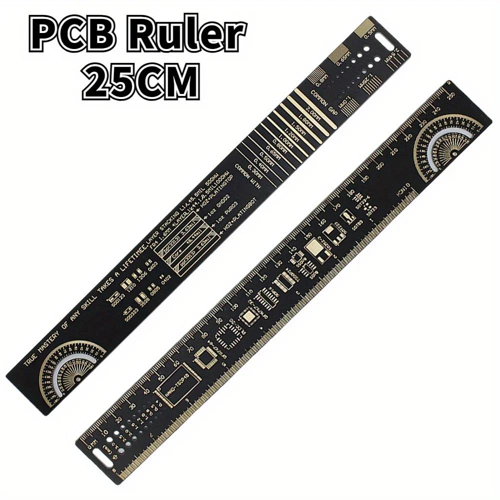 3 Type PCB Reference Ruler 15cm 20cm 25cm Multi-functional Measuring Tool Capacitor Chip IC SMD Diode Transistor