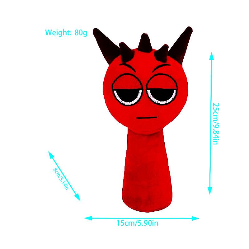 2025 Sprunki incredibox Мягкая игрушка Кукла из хлопковой плюшевой ткани для детей