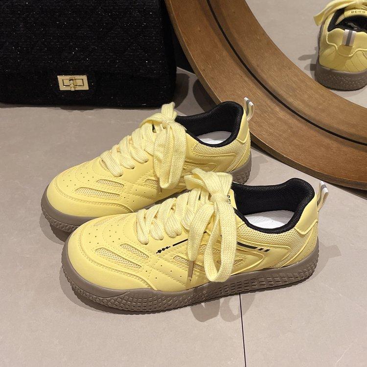 Розовые дексуновые кроссовки из двойной сетки женские уродливые милые летние новые шикарные нишевые корейская версия дышащие спортивные Форрест Гамп белые кроссовки