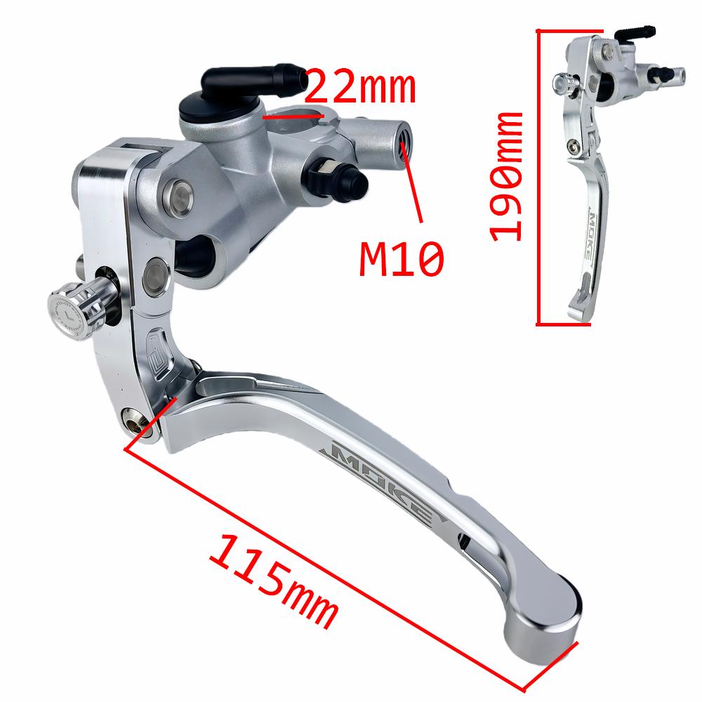 15mm Piston Motorcycle Foldable Clutch Brake Lever Anti-Drop CNC Aluminum Adjustable Universal Modification Accessories Upgrade