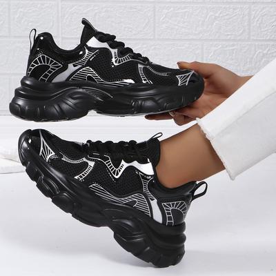 Летняя новая обувь универсальная обувь студенческая повседневная спортивная толстая подошва увеличивающая рост папины кроссовки женская обувь