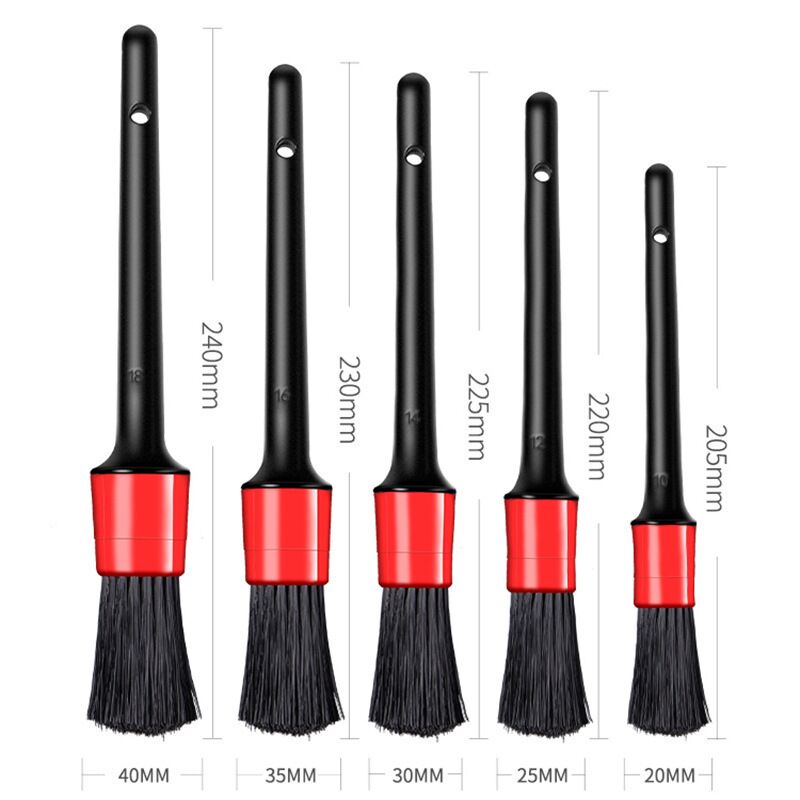 1pcs/5pcs Detailing Brush Set Car Brushes Car Detailing Brush For Car Cleaning Detailing Brush Dashboard Air Outlet Wheel Brush