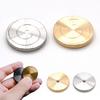 Spinning Top Desk Toy Stress Anxiety Relief Kids Teens Adults Portable Travel Metal Coin