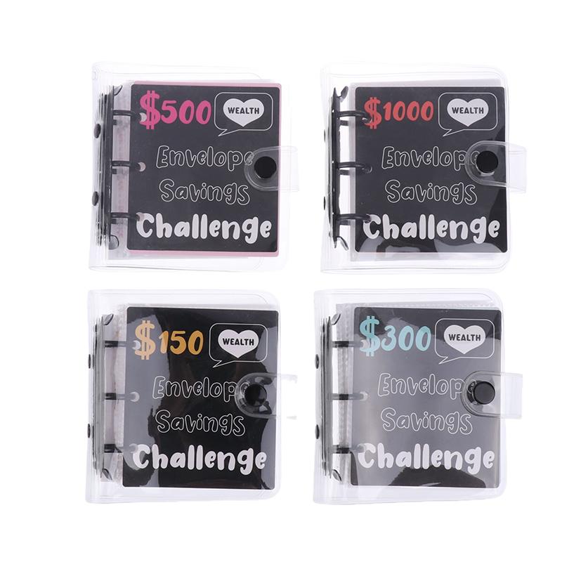 Простая мини-папка для денег на 150/300/500/1000 долларов, накопительная папка для денег, бюджетная книга для хранения денег, папка для денег с конвертами