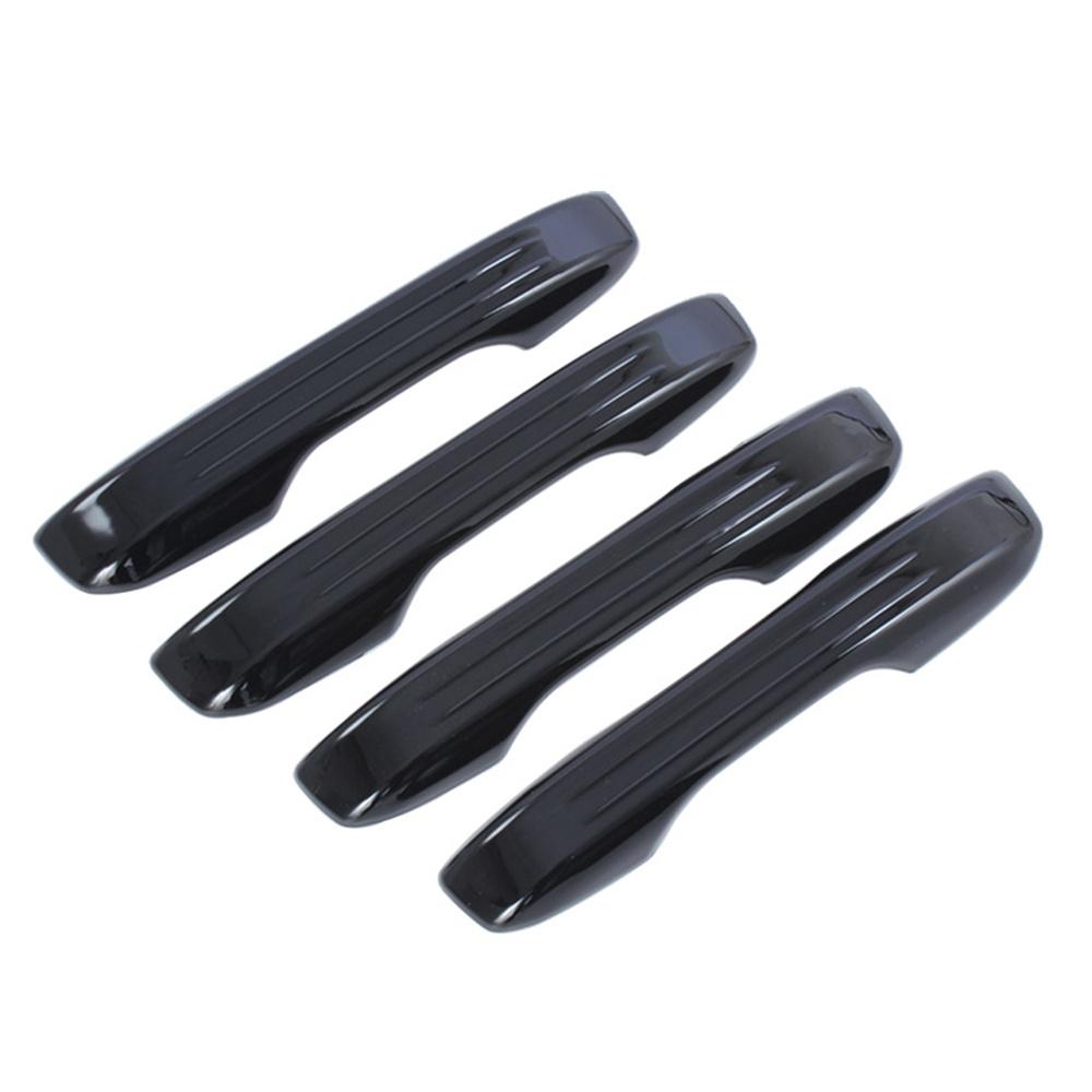 4xHigh Quality Gloss Black Smart Door Handle Cover Trim For Honda Civic 11th 202