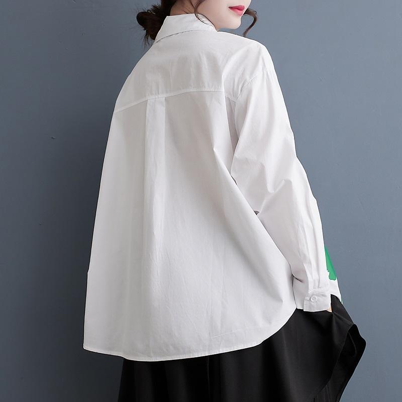 Рубашки и блузки с длинными рукавами для блузок, повседневные свободные весенне-осенние топы, женская рубашка на пуговицах