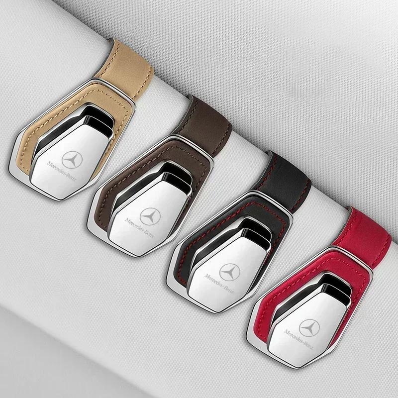 High Quality Car Eyeglass Storage Clip Sun Visor Sunglasses For Mercedes Benz AMG W177 W176 X166 X167 C257 C218 X253 C118 C117 ETP7