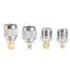 4 Kit SMA To UHF Adapter UHF Male Female To SMA Female Male RF Coaxial Adapter Connector