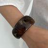 Irregular Resin Bangle Gold Exaggerated Bracelet Exaggerated Cuff Bangles Decoration