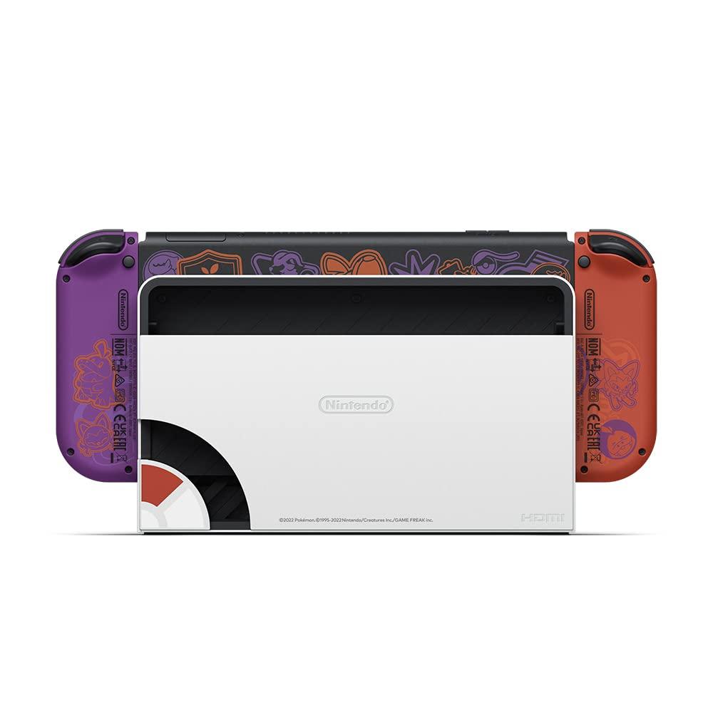 Восстановленный Nintendo Switch (OLED модель) Издание Scarlet Violet (HEG-S-KEAAA)