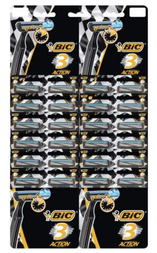 Bic Advanced Triple-Action Shaving Razors Set - 24 Count