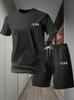 Summer 2025 Men's Outdoor Sports Casual Suit: Breathable Two-Piece Set