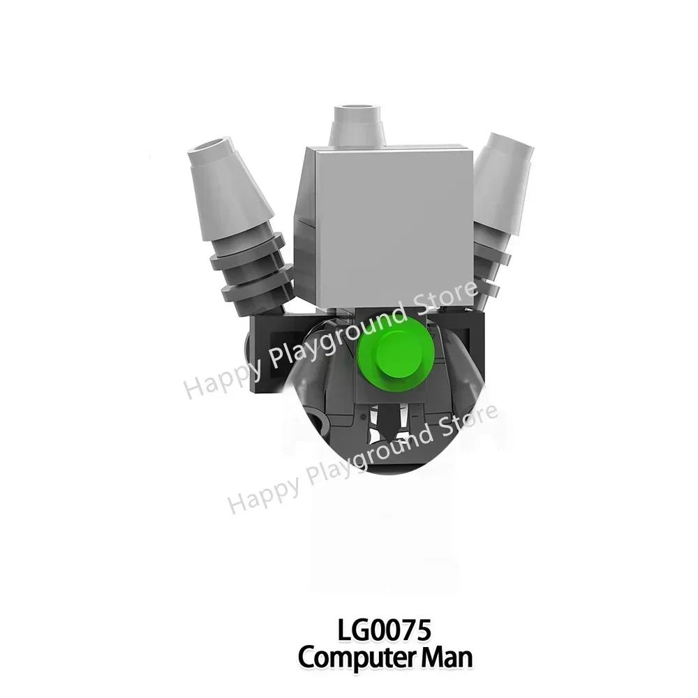 Скибиди Туалетный Человек Аниме Мультфильм Кубики Куклы Камерамен Спикермен ТВ Человек Мини Фигурки Действия Кубики Строительные Блоки