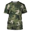 Классическая камуфляжная спортивная футболка, мужская одежда, повседневный уличный свитер, топ с 3D-принтом, узор мяча, футболки для активного отдыха 2025 года