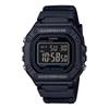 Casio Стандартные цифровые часы дешевые Casio Chipkashi черные перевернутые ЖК-дисплеи зарубежная модель [Casio] W-218H-1BV мужские женские [Товар]