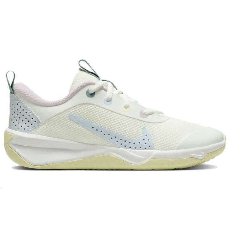 Nike Детские кроссовки Omni Multi-Court GS Citron Tint Cobalt Bliss White Summit-White Mineral-Teal DM9027-101