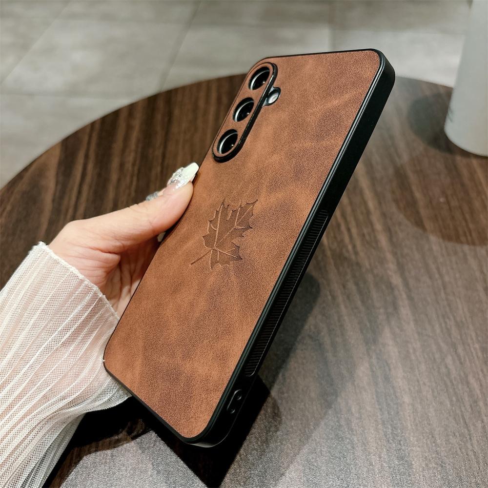 Роскошный противоударный чехол из натуральной овчины для Samsung S24 S23 S22 S21 Plus Ultra FE A55 A54 A53 A52 A35 A34 A25 A24 A23 A15 A14