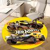 Hot Wheels, Monster Trucks Коврик-подкладка под стул Круглый ковер Ковер для офиса, Машинная стирка, Нескользящий, Подходит для гостиных, спален