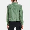 Under Armour UA Anywhere Laser Color Block Running Jacket Women Jacket Green 1365639-348