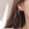 Fashion Crystal Geometric Piercing Stud Earring For Women Girls Party Jewelry Pendientes Accessories Oorbellen Eh807