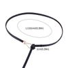 Solid Color Knotted Belt PU Leather Dress Belt New Waist Chain  for Jeans