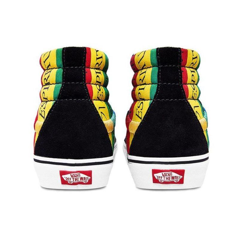 Vans Sk8-Hi Spirit High Top Skate Shoes Unisex Black Blue Green VN0A4U3CWK2