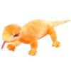 100cm Simulation Giant Colorful Long Lizard Plush Doll Orange Green Brown Lying Reptile Plush Toy Home Decoration Gift for Boys