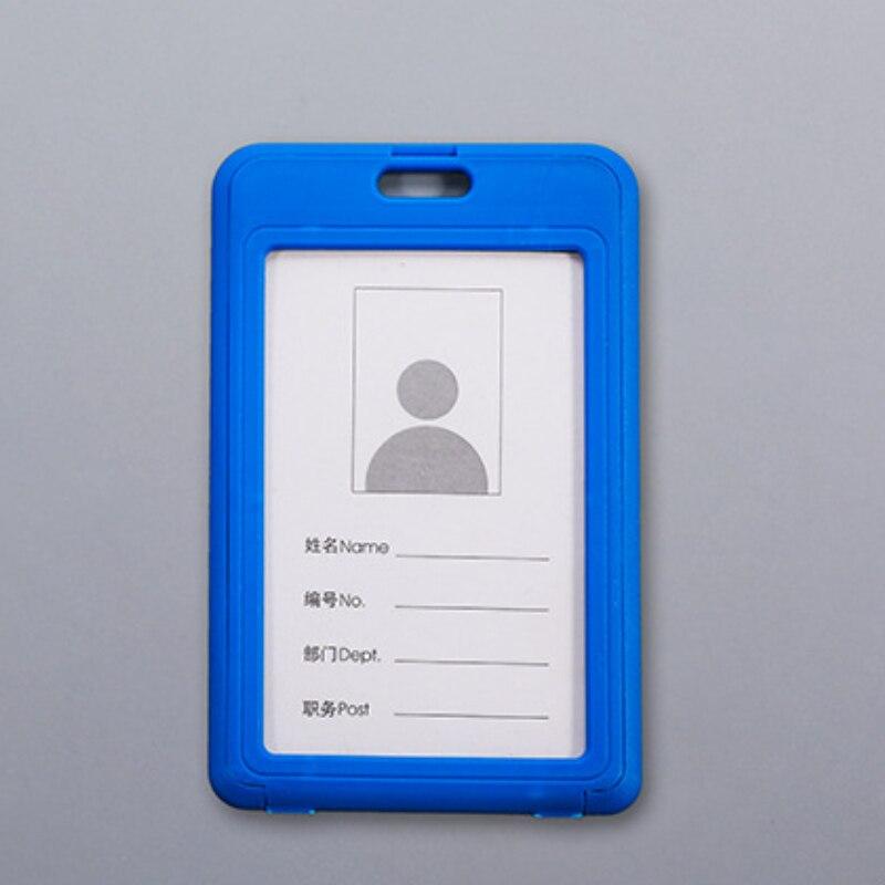 1pc Staff Meeting Work Card Set Student Badge Bus Card Set Single-sided Transparent Student ID Employee Work Card