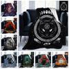 Satan Skull Cat Soft Throw Blanket Flannel All Season Light Weight Living Room/Bedroom Warm Blanket