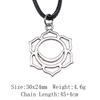 Ожерелье-чокер Hexagram Celtic на День благодарения, кожаная цепочка 45 см, женская сумка, чокер на шею